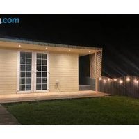 Apple tree hut in a private garden