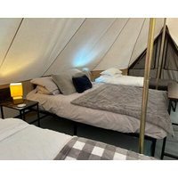 Cozy Winter Hot Tent With Log Burner