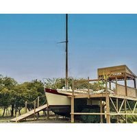 Land Ahoy! A Historic Boat Anchored In Acres Of Greenery. 1 Of A Kind Adventure