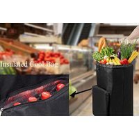 59L Lightweight Foldable Shopping Trolley - 2 Wheels