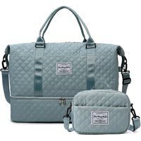 Weekend Travel Bag Set - Water-Resistant Holdall & Cabin Bag