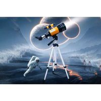HD Astronomical Travel Telescope Kit with Tripod - Lightweight Portable Stargazing Essential | Wowcher
