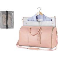 Foldable Travel Duffel Bag With Shoes Pocket - Lightweight & Durable | Wowcher