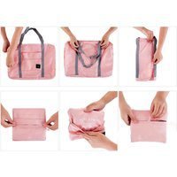 Foldable Oxford Travel Bag - Lightweight Cabin Holdall with Trolley Sleeve | Wowcher