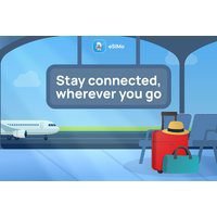 Travel Anywhere - Instant Activation eSIM with £4 Prepaid Credit | Wowcher